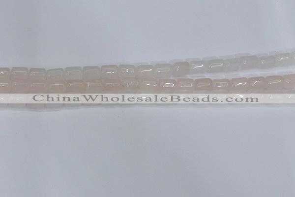 CTB700 15.5 inches 6*8mm tube rose quartz beads wholesale