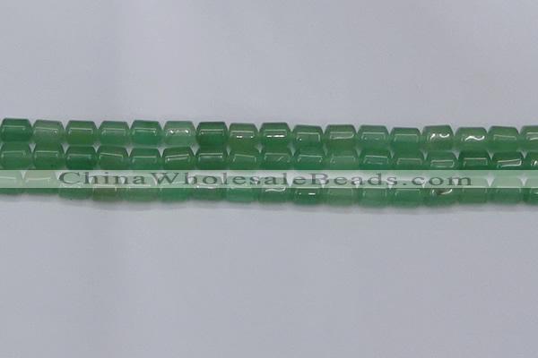 CTB706 15.5 inches 6*8mm tube green aventurine beads wholesale