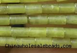 CTB814 15.5 inches 2*4mm tube korean jade beads wholesale