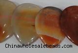 CTD14 Top drilled 22*30mm flat teardrop agate gemstone beads