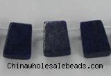 CTD1589 Top drilled 13*18mm trapezoid lapis lazuli gemstone beads