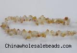 CTD1644 Top drilled 10*14mm - 10*18mm faceted nuggets citrine beads