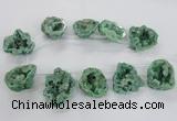 CTD1685 Top drilled 15*25mm - 30*35mm nuggets druzy agate beads