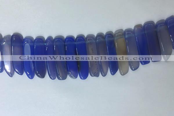 CTD2168 Top drilled 8*20mm - 10*40mm sticks agate gemstone beads