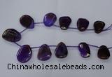 CTD2566 15.5 inches 18*25mm - 30*40mm freeform agate beads