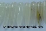 CTD2678 Top drilled 8*25mm - 10*50mm bullet agate beads wholesale