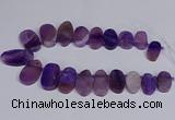 CTD2745 Top drilled 18*25mm - 22*40mm freeform agate beads