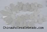 CTD2859 Top drilled 15*20mm - 22*50mm sticks quartz beads