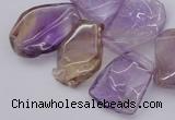 CTD303 Top drilled 15*20mm - 20*25mm freeform ametrine gemstone beads