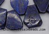 CTD308 Top drilled 15*20mm - 20*25mm freeform lapis lazuli beads