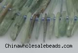 CTD3696 Top drilled 6*15mm - 8*40mm sticks kyanite beads