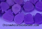 CTD3872 Top drilled 10*12mm - 14*16mm freeform kunzite beads