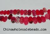 CTD4005 Top drilled 14*22mm - 22*42mm freeform agate gemstone beads