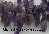 CTD424 Top drilled 4*8mm - 6*15mm nuggets amethyst beads