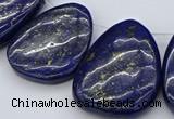 CTD457 15.5 inches 25*30mm - 35*45mm freeform lapis lazuli beads