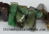 CTD605 Top drilled 10*18mm - 12*28mm nuggets agate gemstone beads