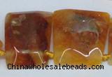 CTD662 Top drilled 25*30mm - 30*40mm freeform agate beads