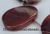 CTD700 Top drilled 30*40mm freeform agate gemstone beads