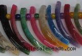 CTD716 Top drilled 10*30mm - 12*50mm wand agate gemstone beads