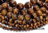 CTE02 15.5 inches round yellow tiger eye beads wholesale