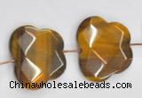 CTE10 butterfly shape 25*30mm yellow tiger eye beads wholesale