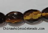 CTE1115 15.5 inches 15*20mm faceted rice yellow tiger eye beads