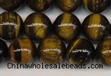 CTE1210 15.5 inches 6mm round AB grade yellow tiger eye beads