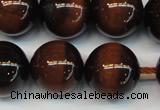 CTE1273 15.5 inches 16mm round AB+ grade red tiger eye beads