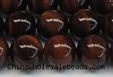 CTE1278 15.5 inches 10mm round A grade red tiger eye beads