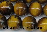 CTE1313 15.5 inches 12mm round B grade yellow tiger eye beads