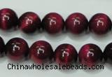 CTE138 15.5 inches 12mm round dyed tiger eye gemstone beads