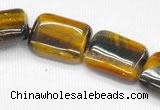 CTE14 15.5 inches 18*25mm rectangle yellow tiger eye beads
