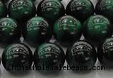 CTE1424 15.5 inches 12mm round green tiger eye beads wholesale