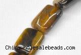 CTE15 15.5 inches 22*30mm rectangle yellow tiger eye beads