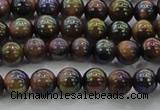 CTE1500 15.5 inches 4mm round AB-color yellow tiger eye beads