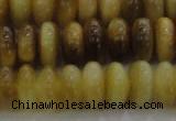 CTE1512 15.5 inches 6*10mm rondelle golden tiger eye beads