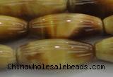 CTE1523 15.5 inches 10*30mm rice golden tiger eye beads wholesale