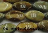 CTE1570 15.5 inches 11*18mm marquise golden & blue tiger eye beads