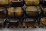 CTE1596 15.5 inches 12*16mm drum yellow tiger eye beads