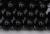 CTE1612 15.5 inches 8mm round A grade black tiger eye beads