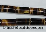 CTE165 15.5 inches 6*12mm column yellow tiger eye gemstone beads