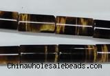 CTE166 15.5 inches 10*20mm column yellow tiger eye gemstone beads