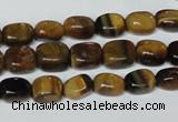 CTE173 15.5 inches 6*9mm nuggets yellow tiger eye gemstone beads