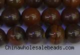 CTE1783 15.5 inches 10mm round yellow iron tiger beads wholesale