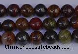 CTE1790 15.5 inches 4mm round red iron tiger beads wholesale