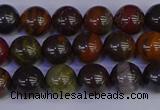 CTE1791 15.5 inches 6mm round red iron tiger beads wholesale