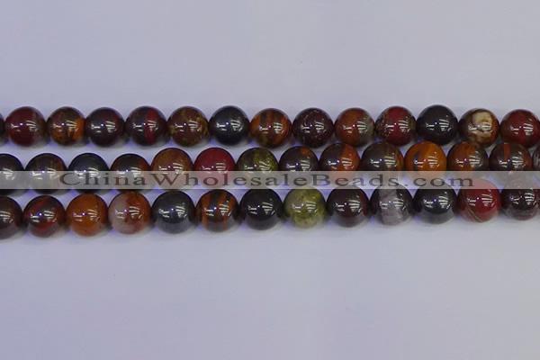 CTE1795 15.5 inches 14mm round red iron tiger beads wholesale