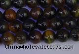 CTE1801 15.5 inches 6mm round blue iron tiger beads wholesale