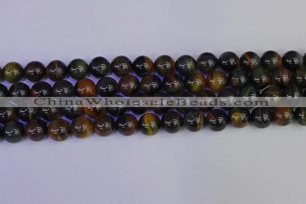 CTE1805 15.5 inches 14mm round blue iron tiger beads wholesale
