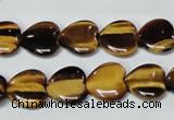 CTE182 15.5 inches 16*16mm heart yellow tiger eye gemstone beads